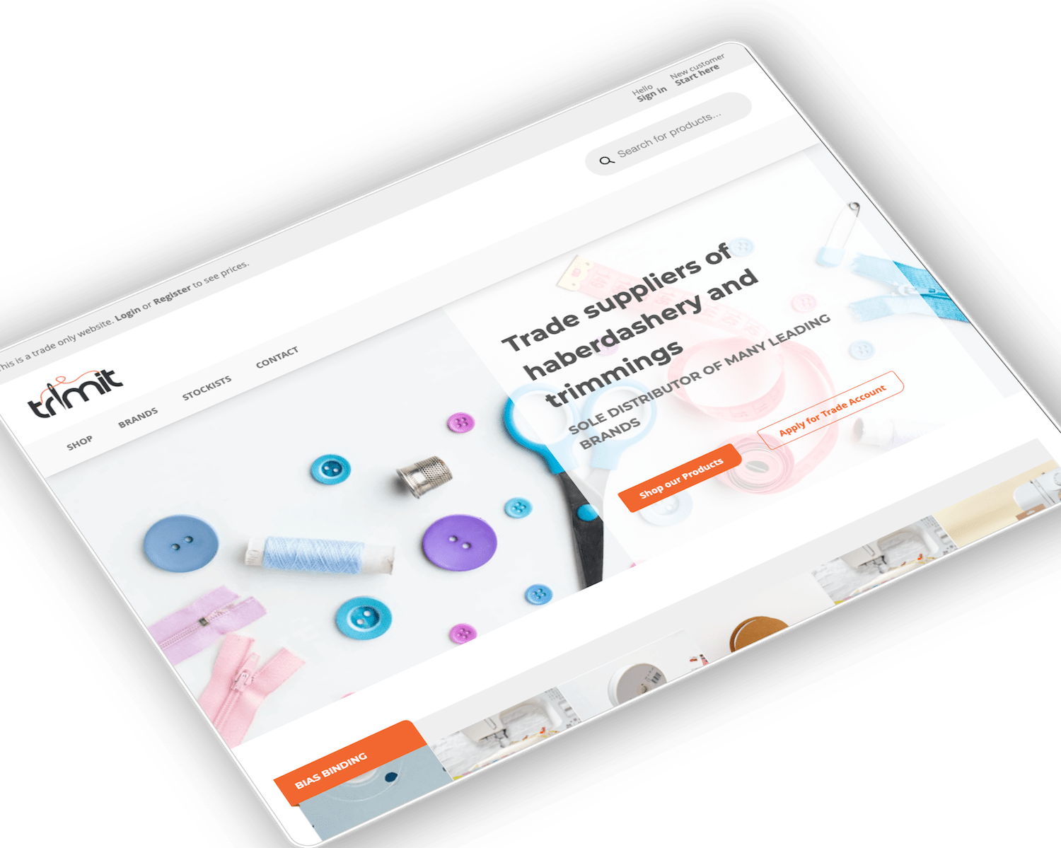 Trimit website